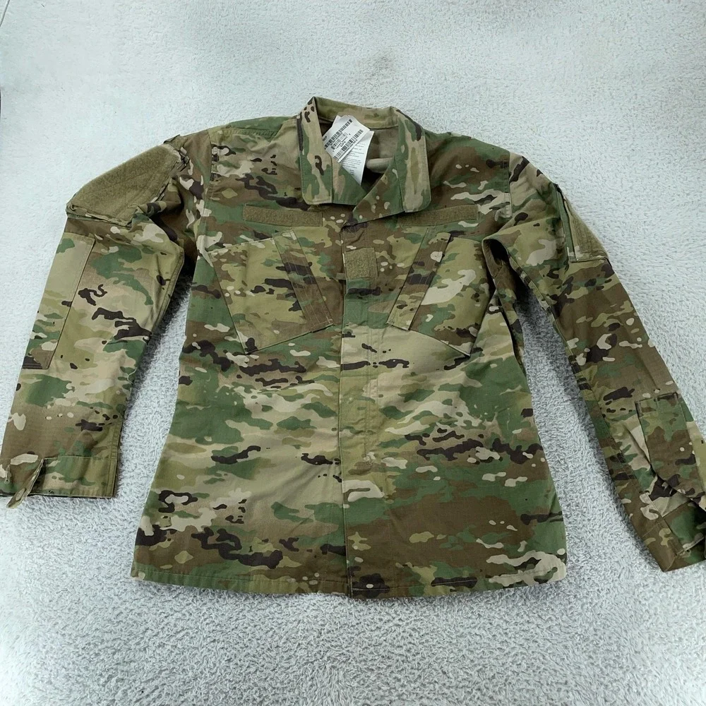 US Army‎ ACU OCP Coat Mens Medium Long Camo Permethrin NSN 8415-01-623-5529